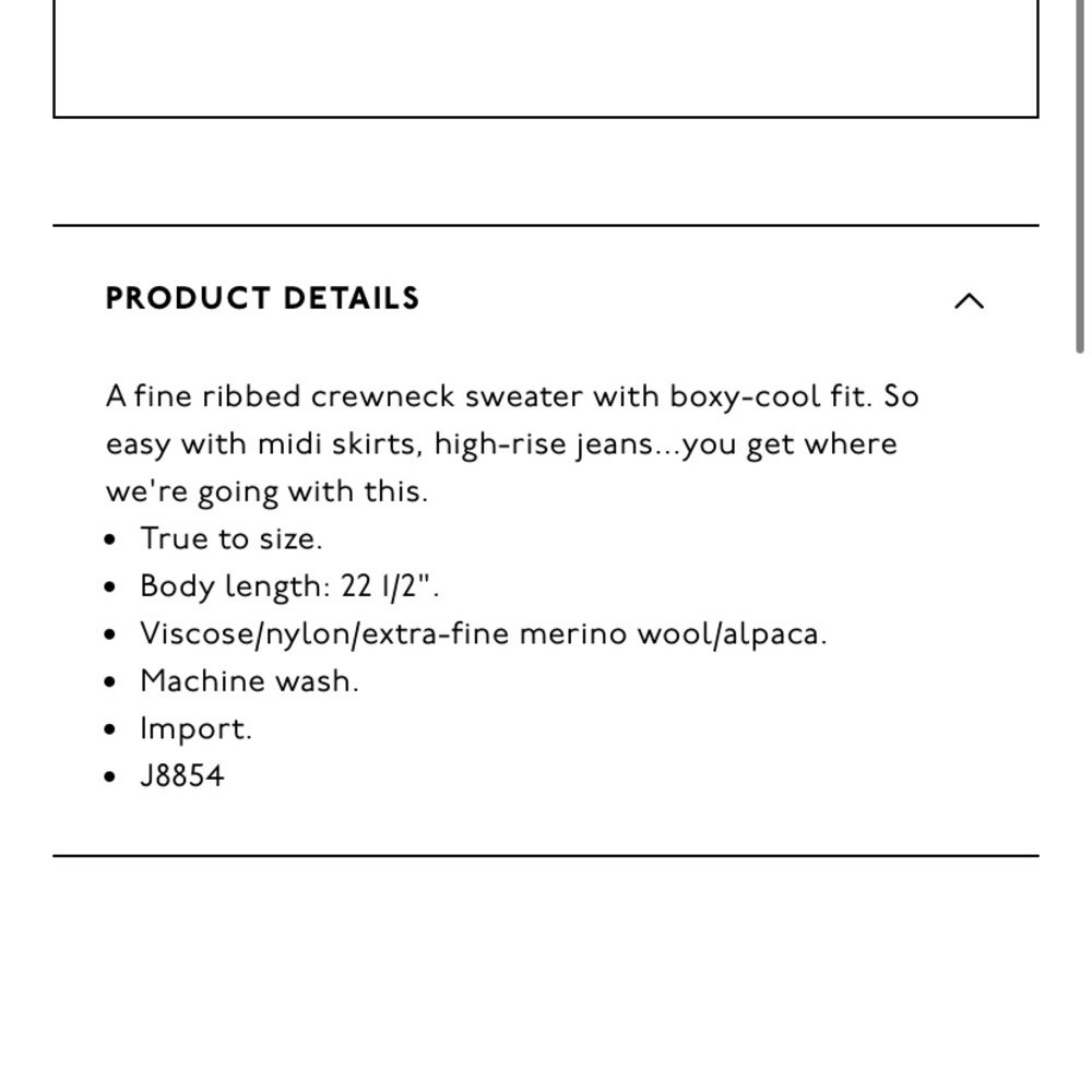Madewell | Relaxed Crewneck Sweater Grey Donegal - Picture 7 of 7